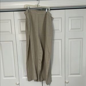 Gudrun Sjoden Tan Wide Leg Pants